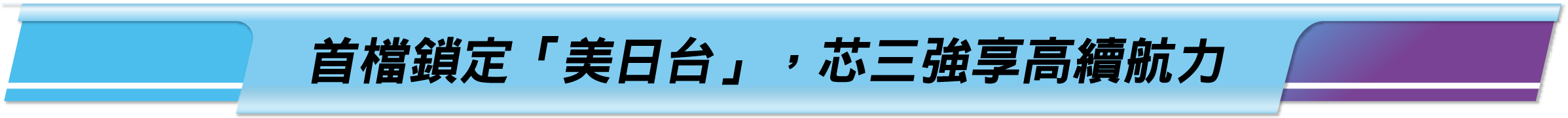 首檔鎖定「美日台」，芯三強享高續航力