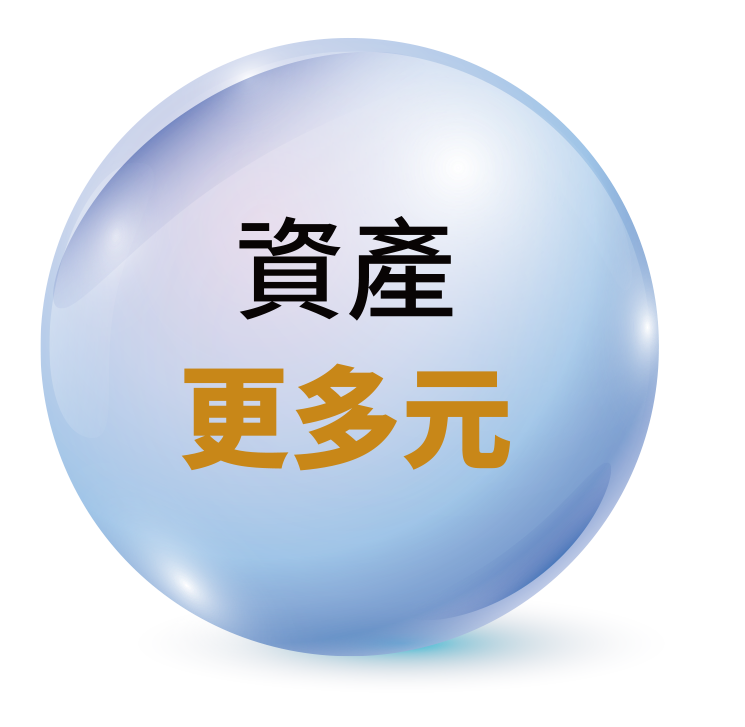 資產更多元